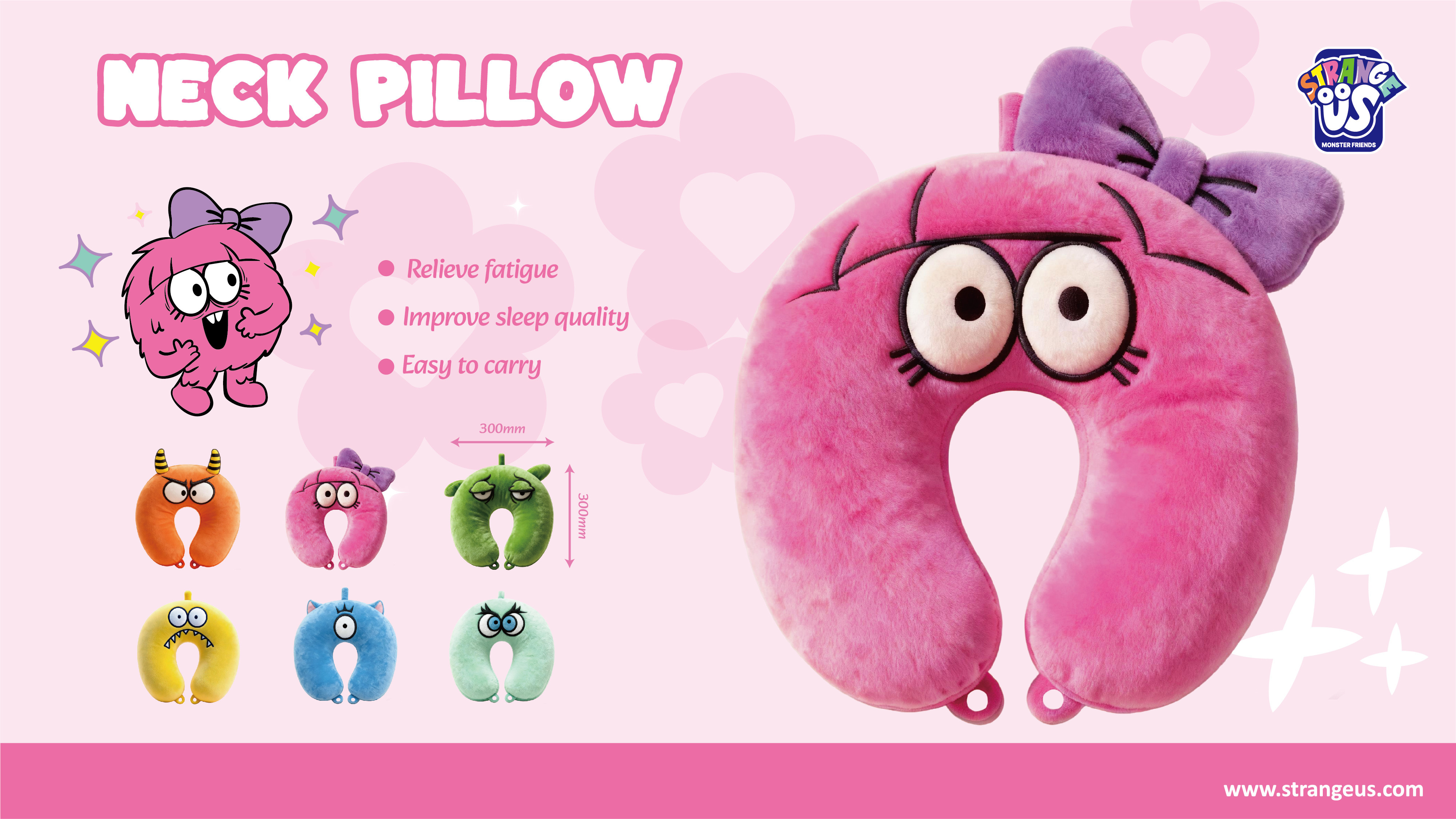 Cute Monster Click Pens