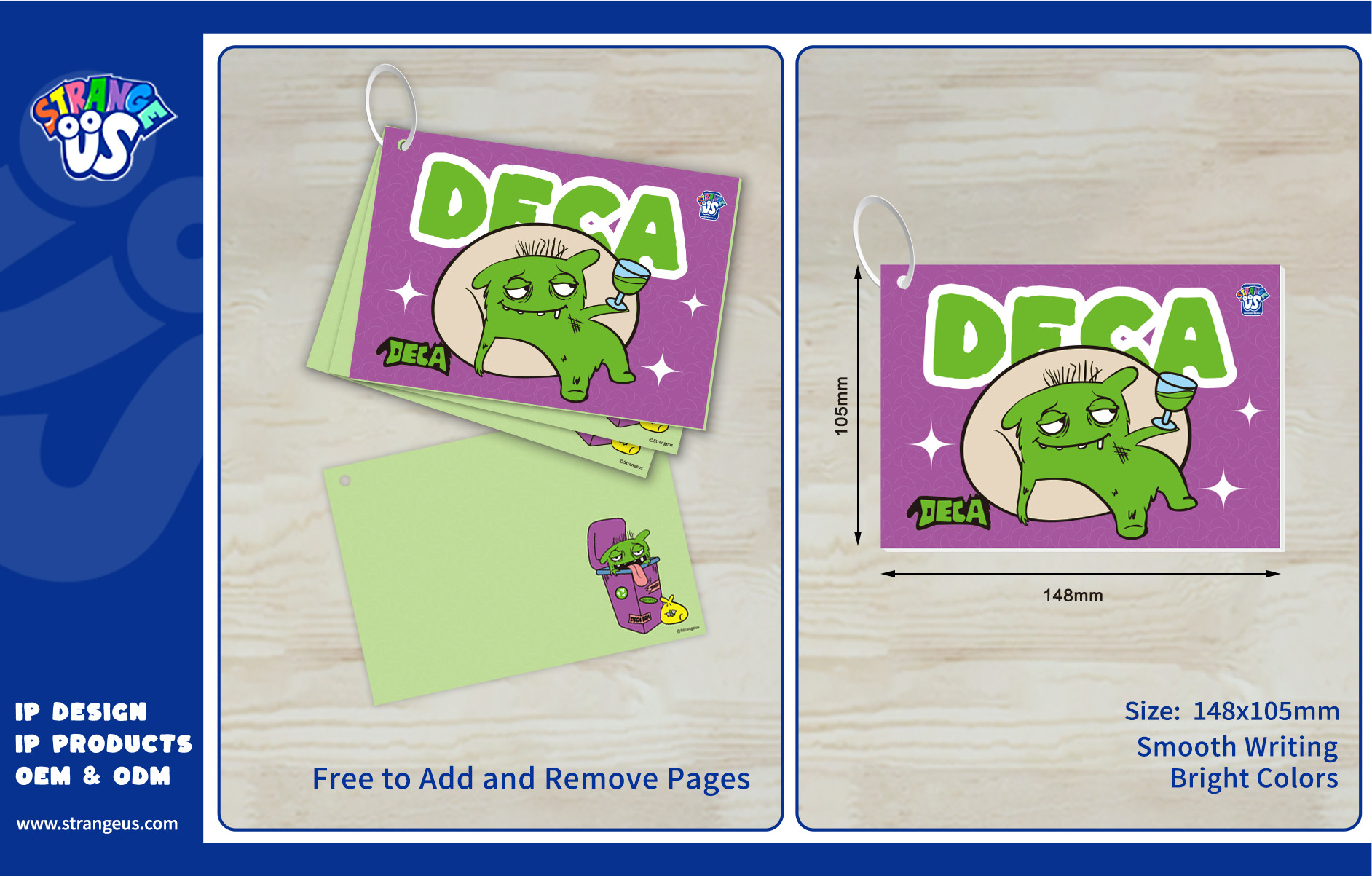 Cute Monster Click Pens