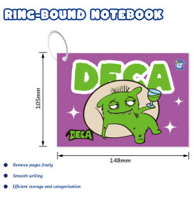Monster Ring-Bound Notebook