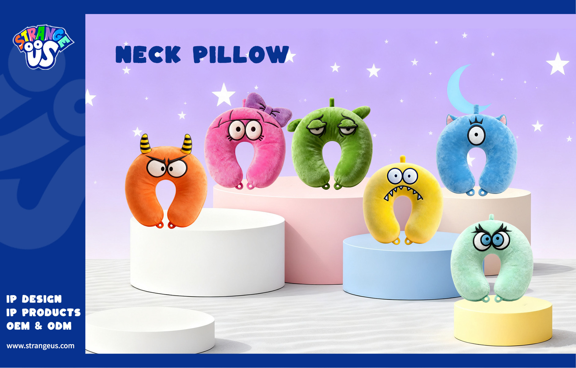 Cute Monster Click Pens