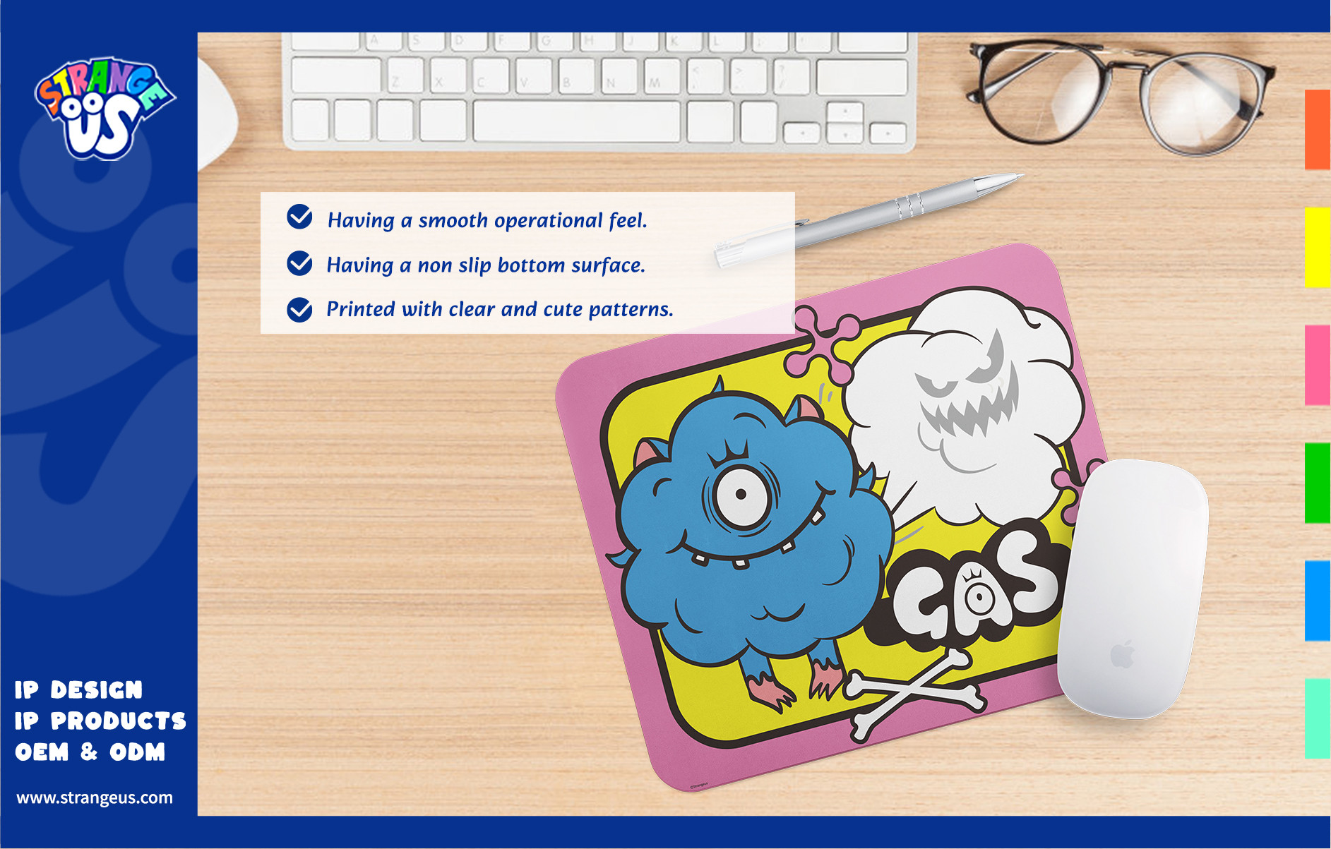 Cute Monster Click Pens