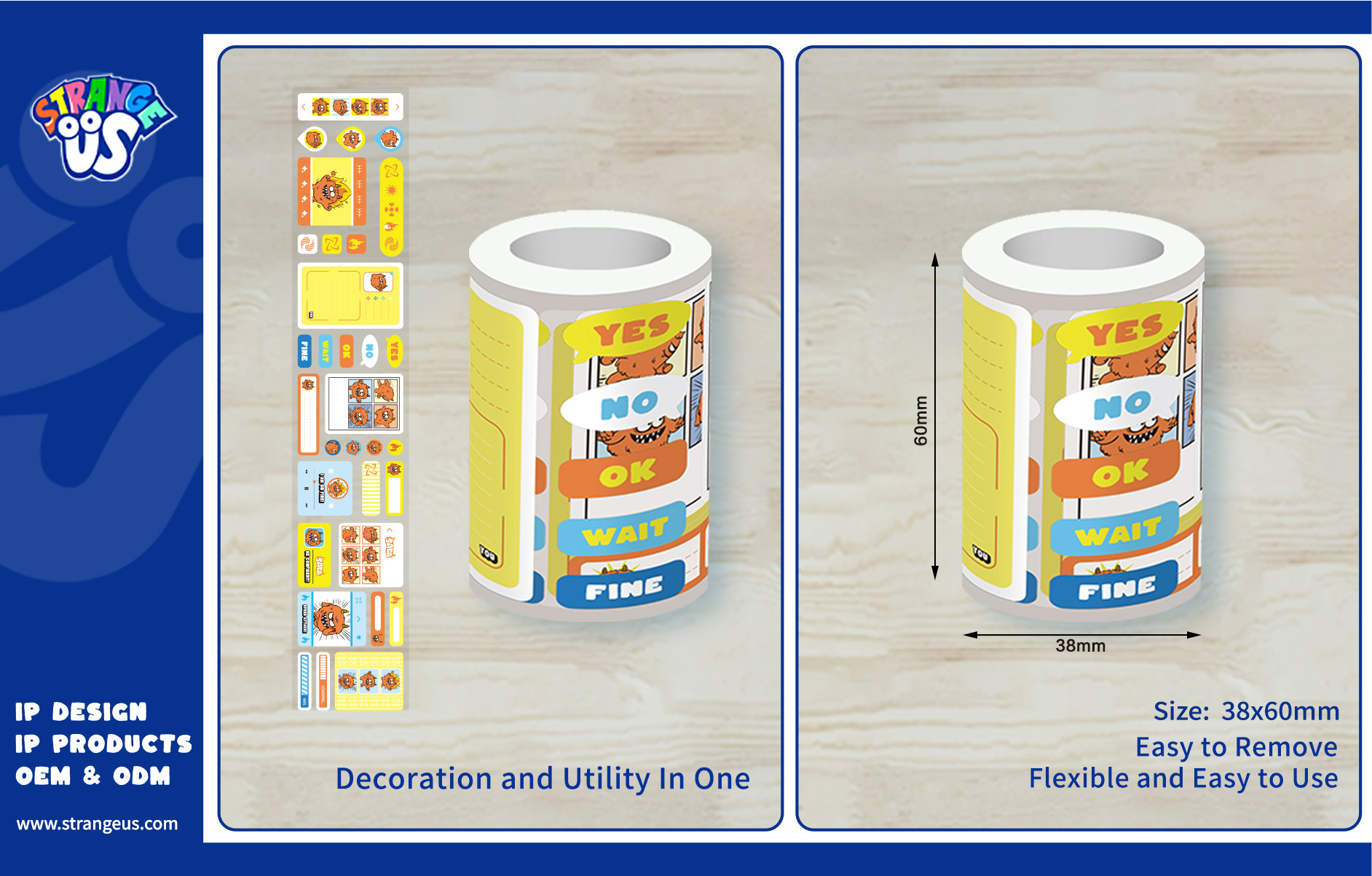 Cute Monster Click Pens