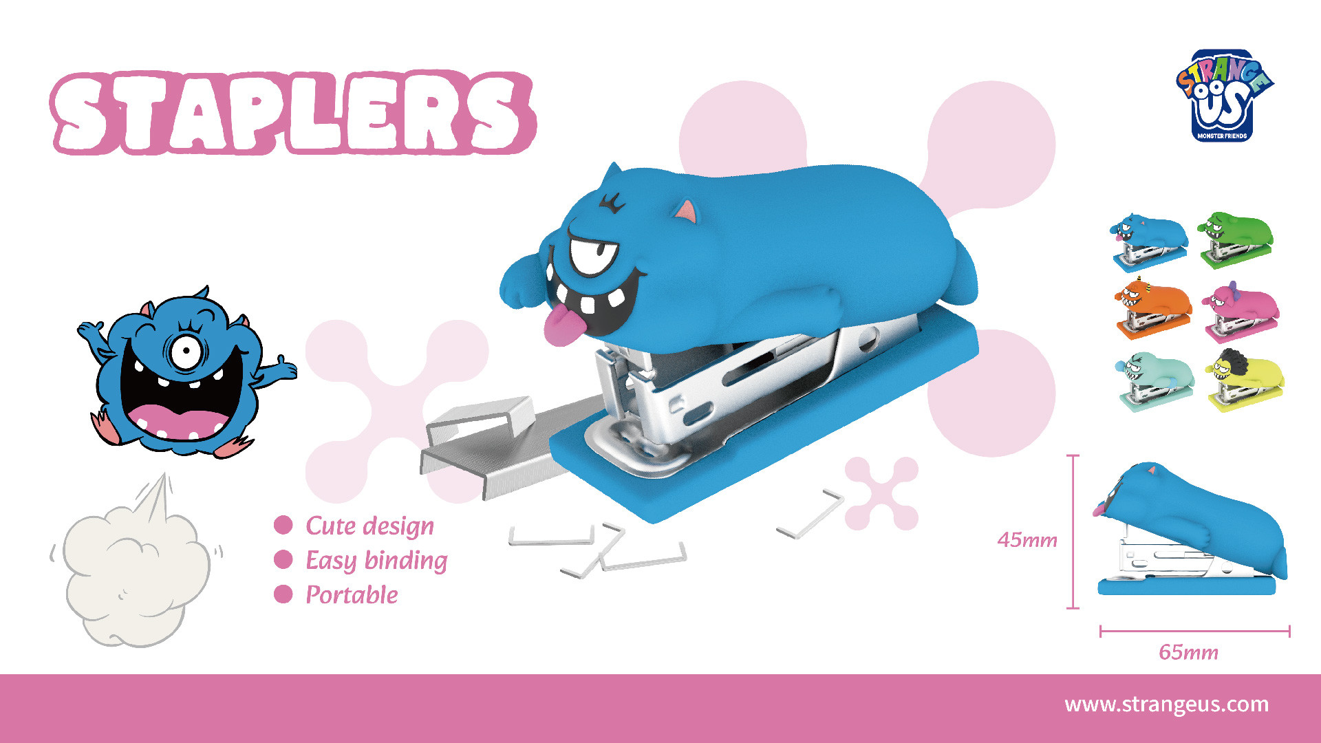 Monster 3D Bookmarks poster