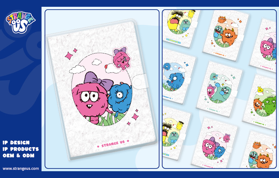 Cute Monster Click Pens