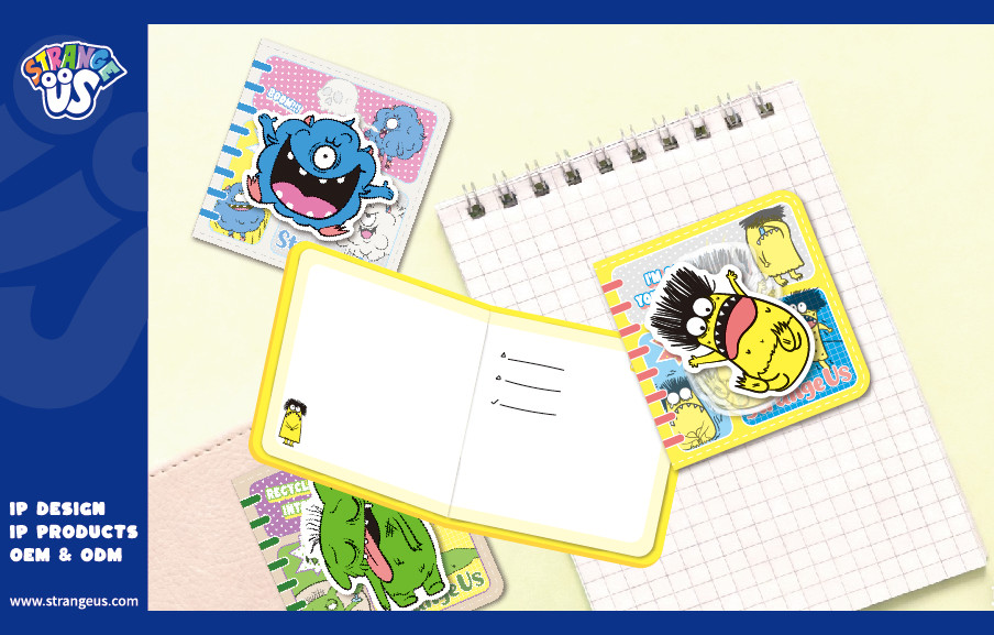 Cute Monster Click Pens