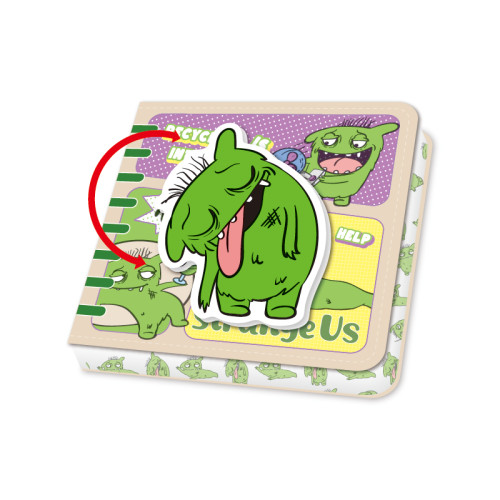 Monster Spinning Fidget Notebook