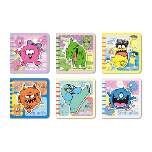 Monster Spinning Fidget Notebook