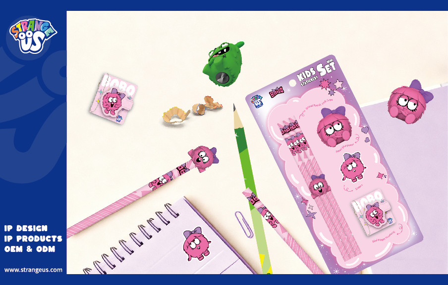 Cute Monster Click Pens