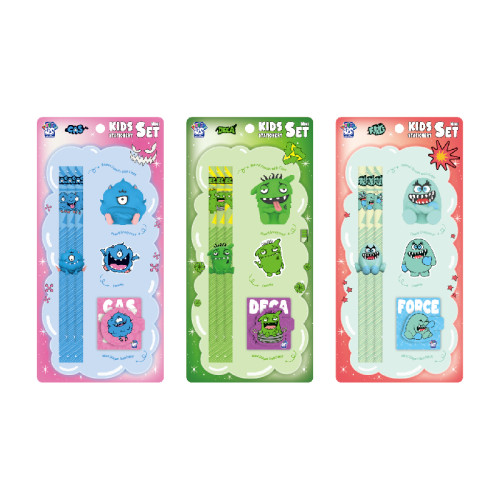 Monster Kids Stationery Set