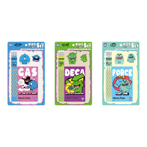 Monster Kids Stationery Set
