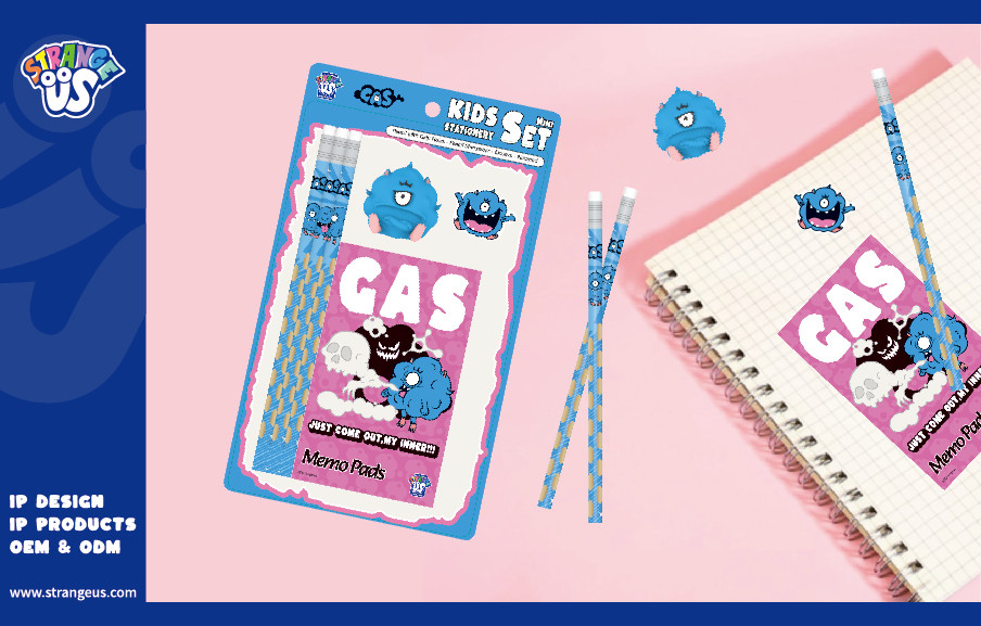 Cute Monster Click Pens