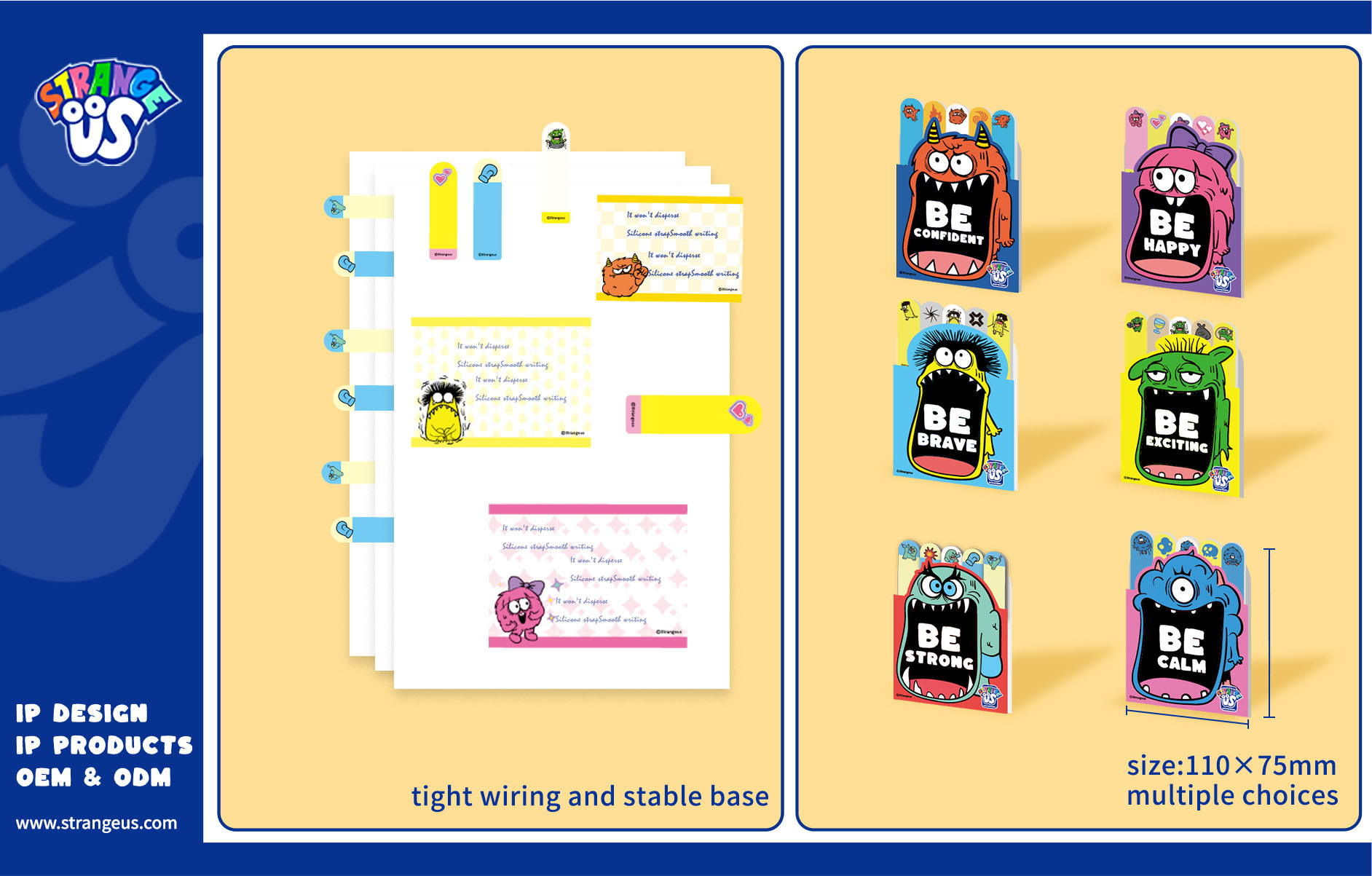 Cute Monster Click Pens