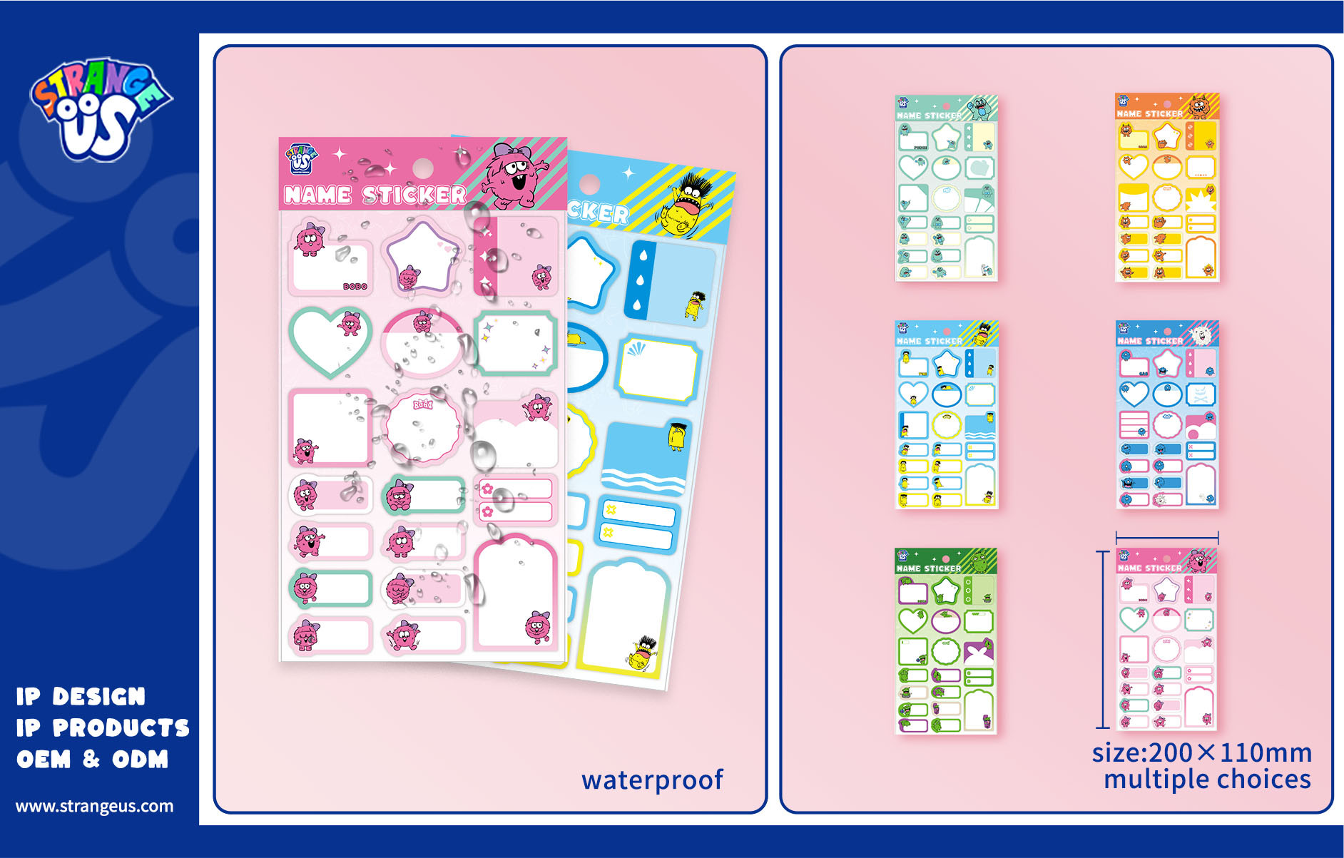 Cute Monster Click Pens