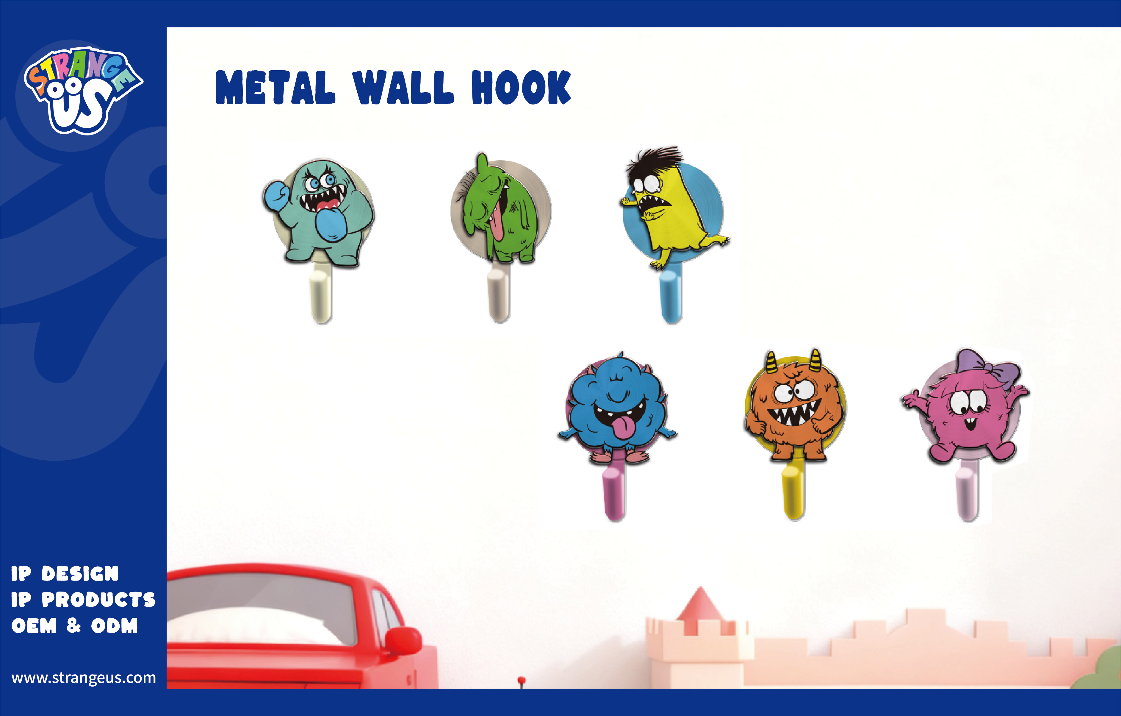 Cute Monster Click Pens