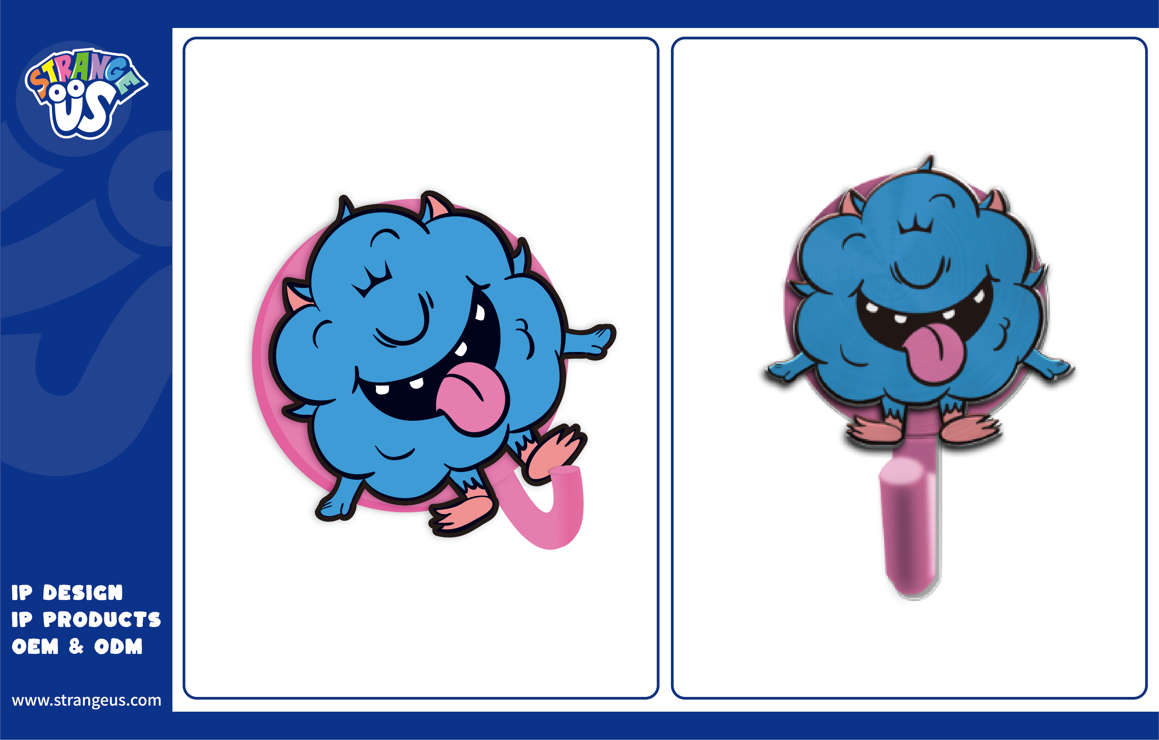 Cute Monster Click Pens
