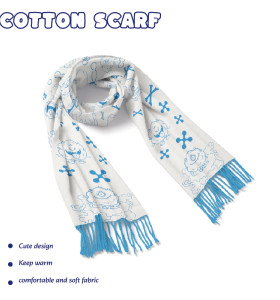 Monster Cotton Scarf