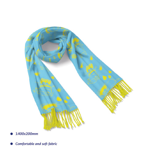 Monster Cotton Scarf