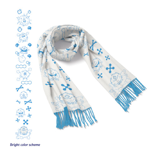 Monster Cotton Scarf
