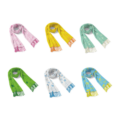 Monster Cotton Scarf