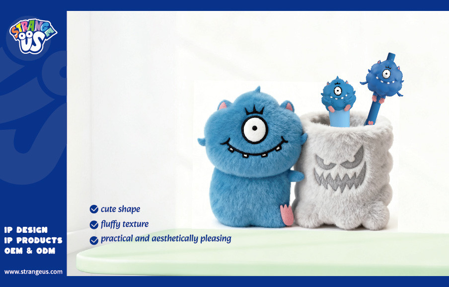 Cute Monster Click Pens