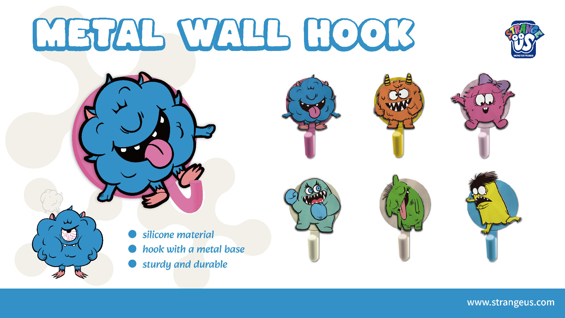 Cute Monster Click Pens