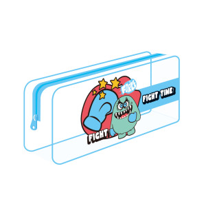 Monster Transparent PVC Pencil Case