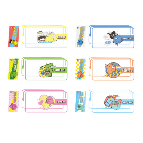 Monster Transparent PVC Pencil Case