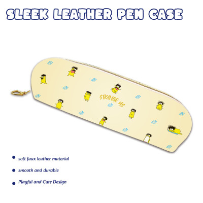 Monster Sleek Leather Pen Case