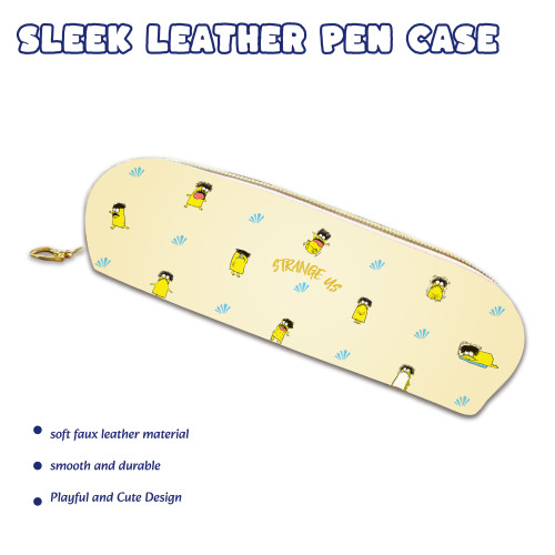 Monster Sleek Leather Pen Case