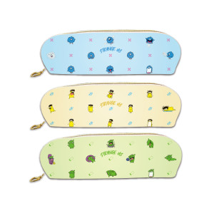 Monster Sleek Leather Pen Case