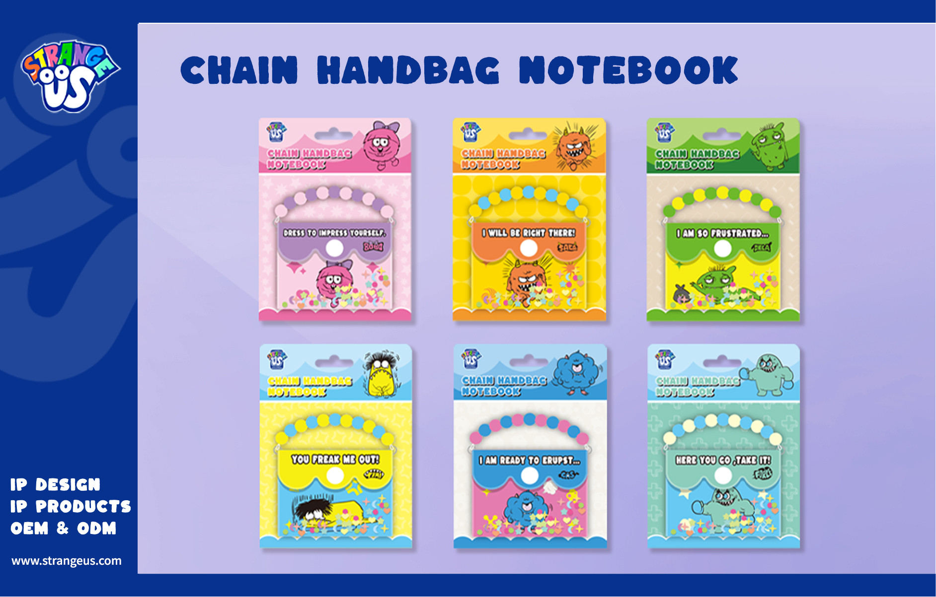 Cute Monster Click Pens