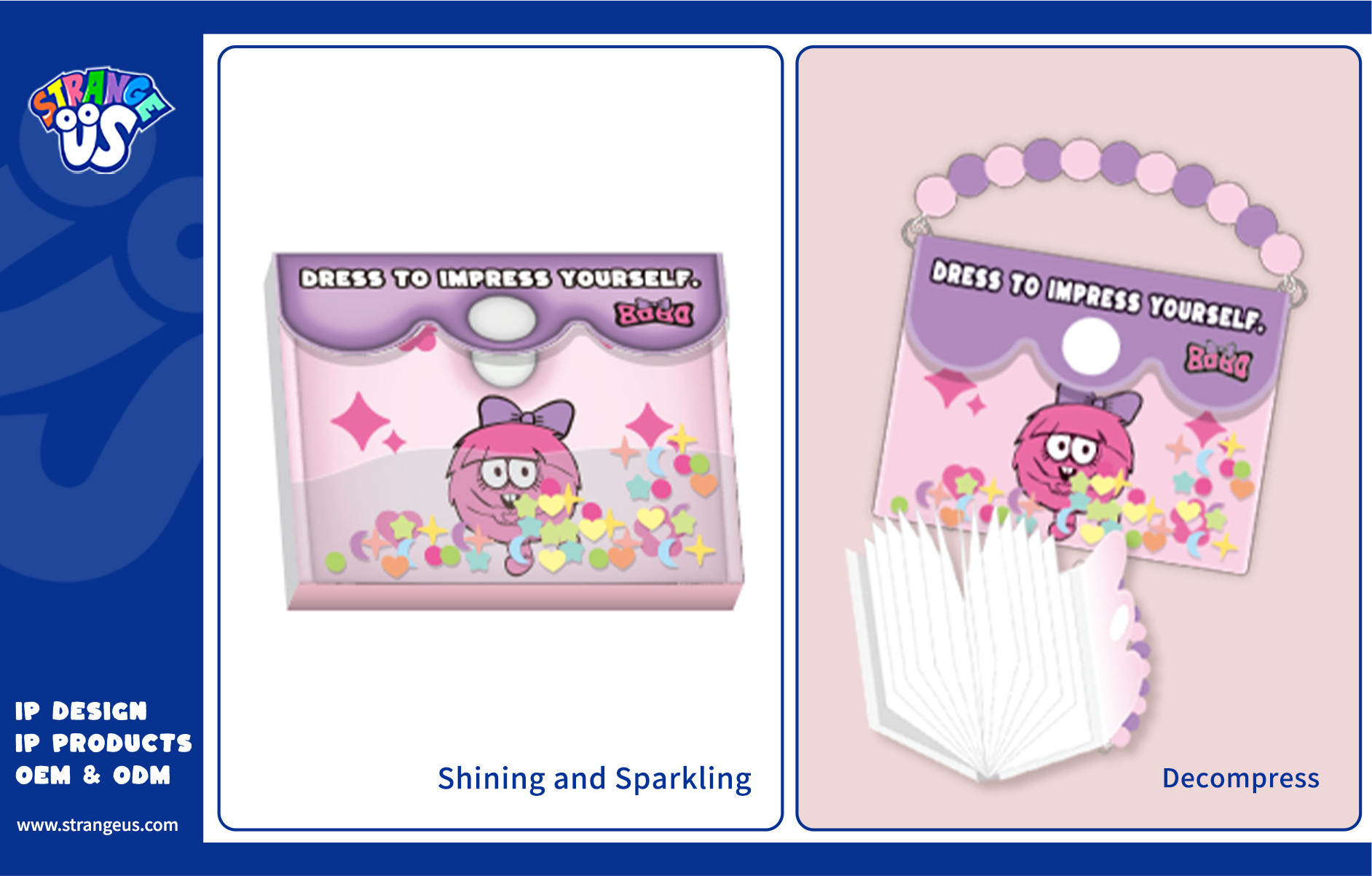 Cute Monster Click Pens