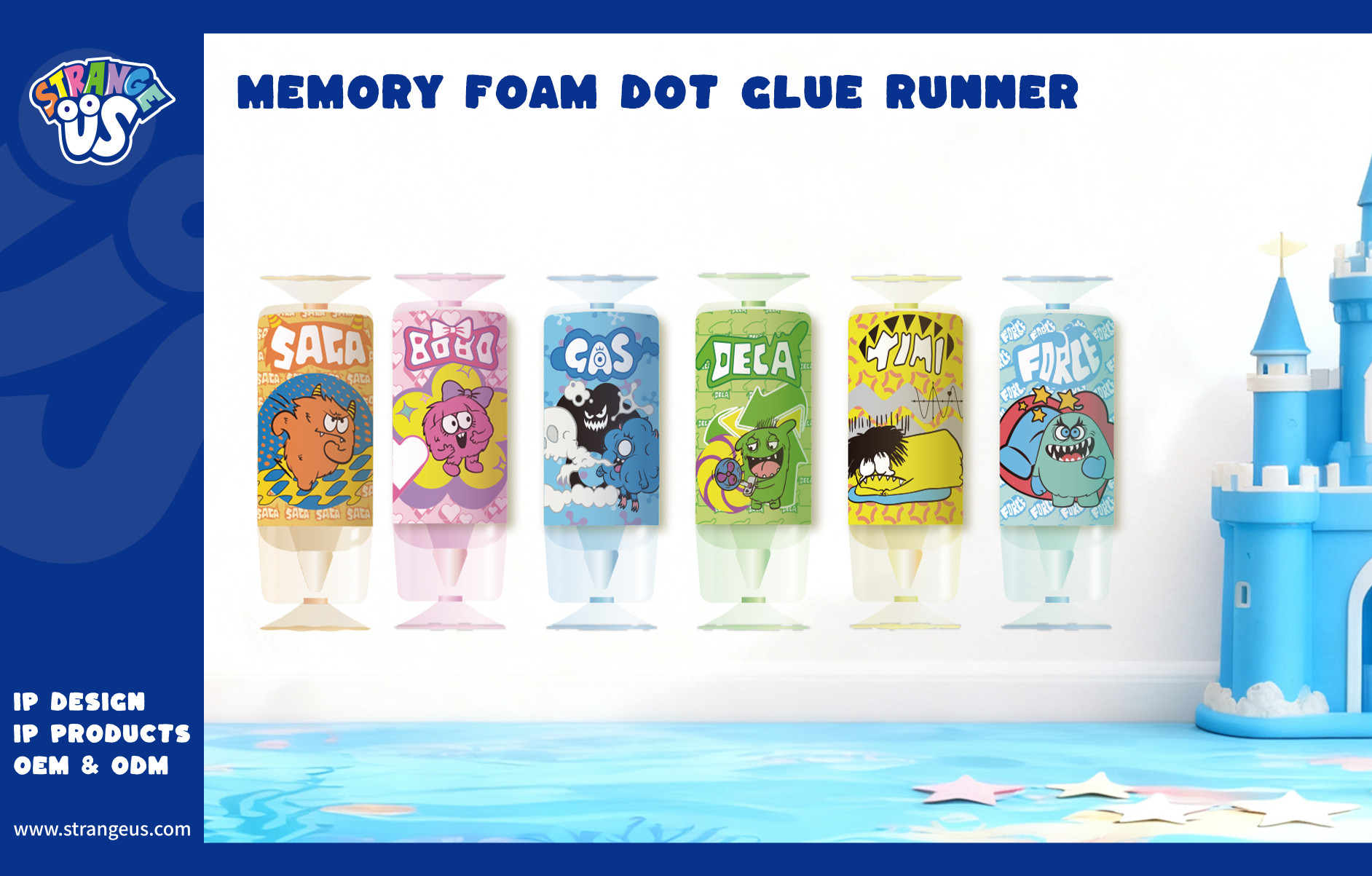 Cute Monster Click Pens