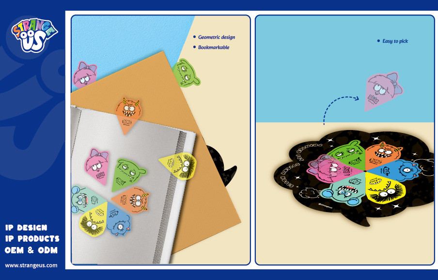 Cute Monster Click Pens