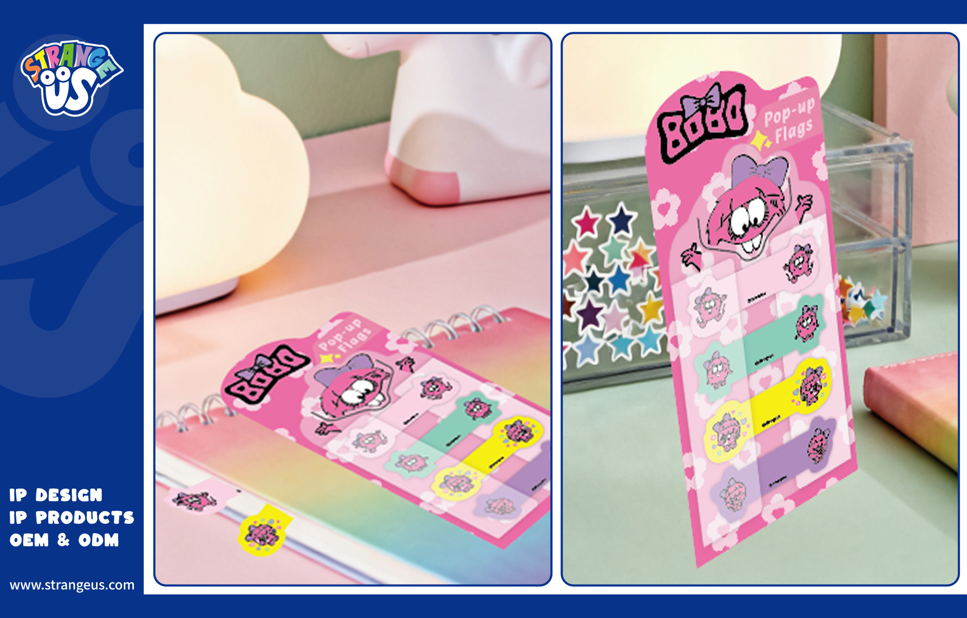 Cute Monster Click Pens