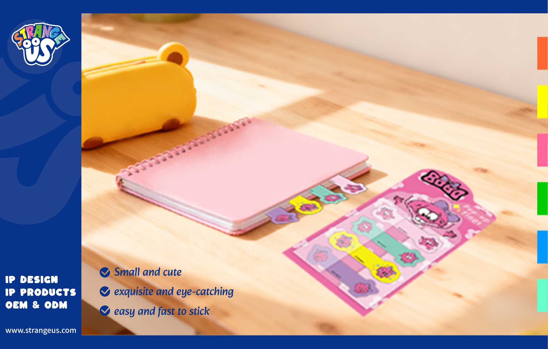 Cute Monster Click Pens