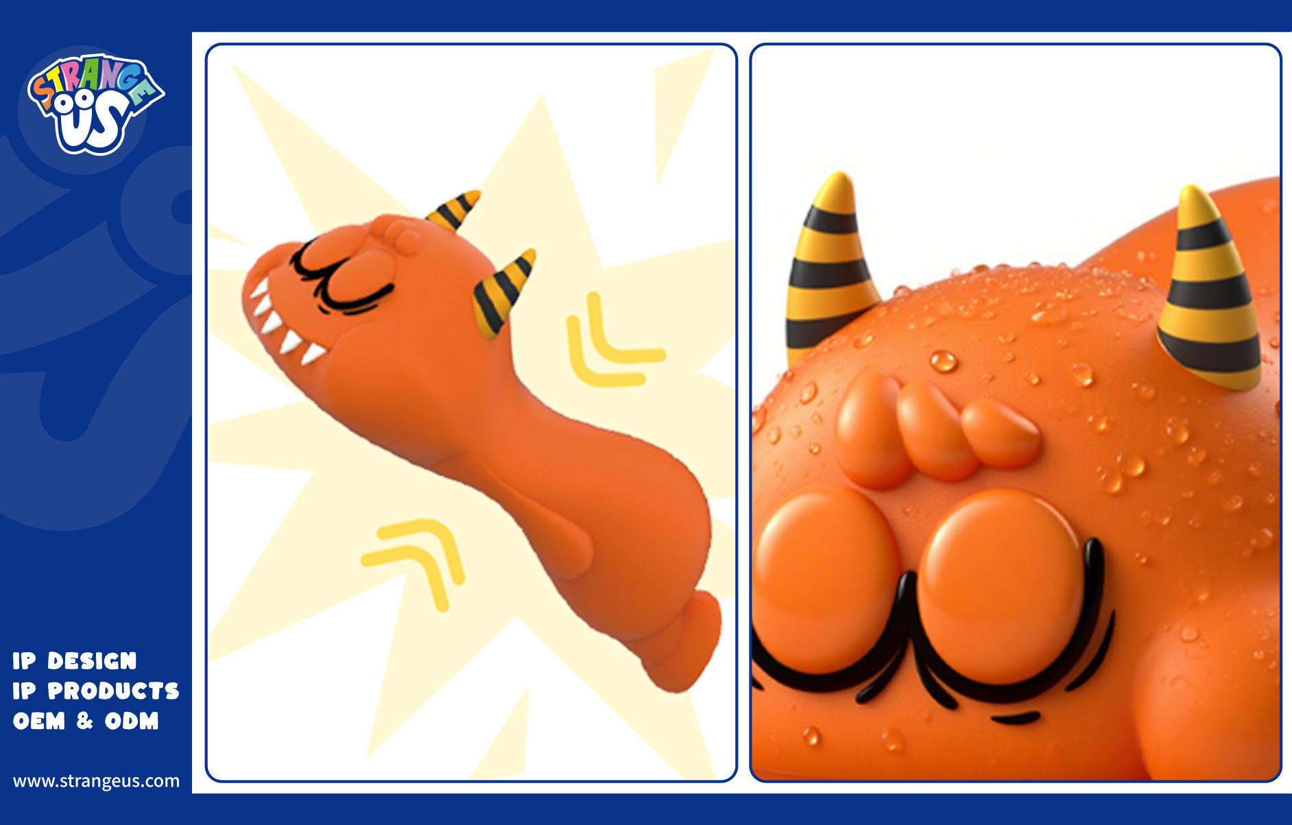 Cute Monster Click Pens