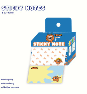 Monster Pull and Roll Sticky Notes
