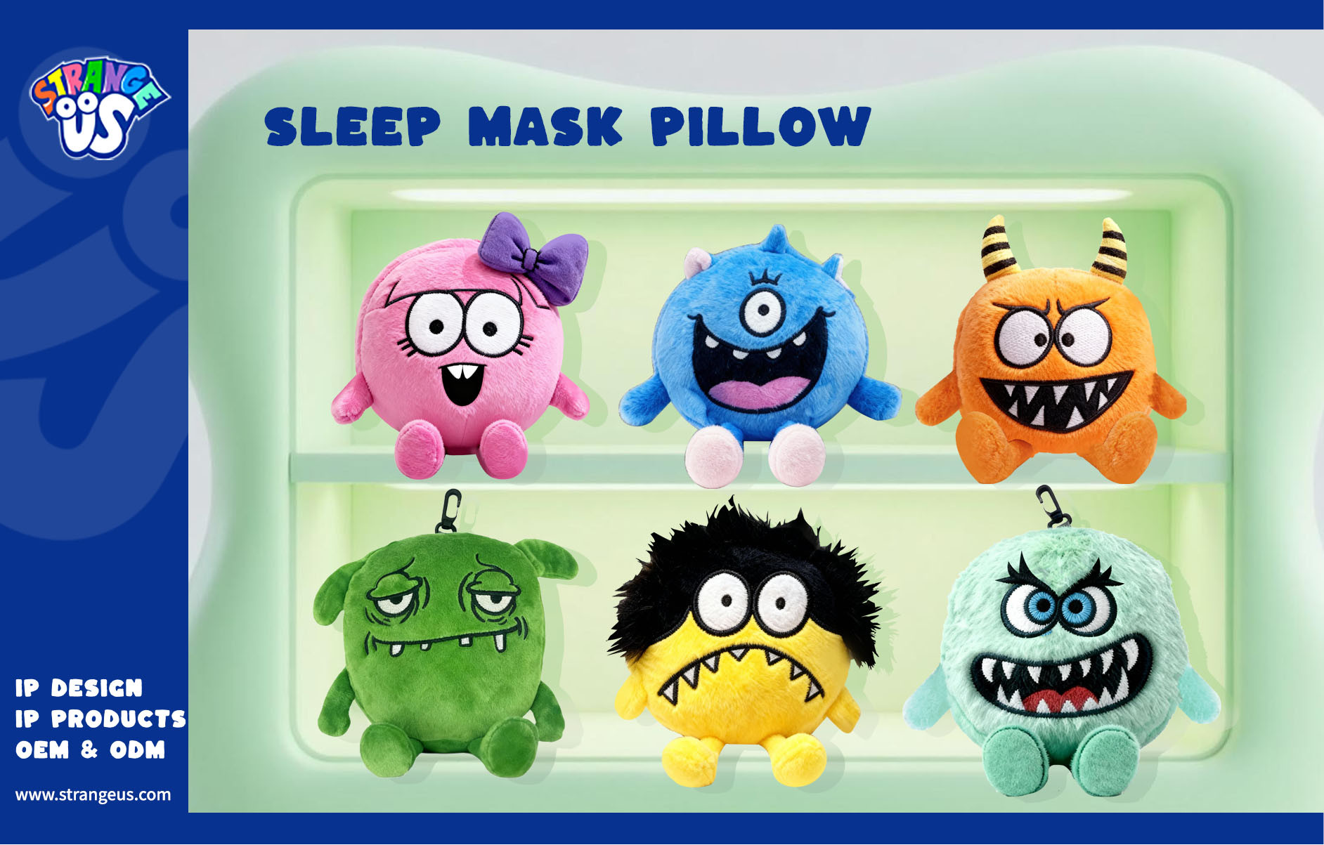 Cute Monster Click Pens