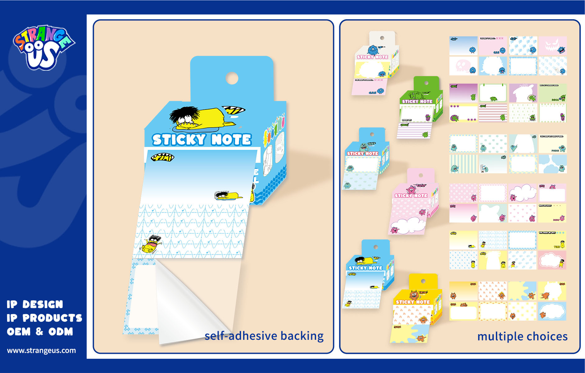 Cute Monster Click Pens