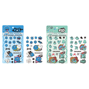 Monster 3D  Puffy Rlief Sticker
