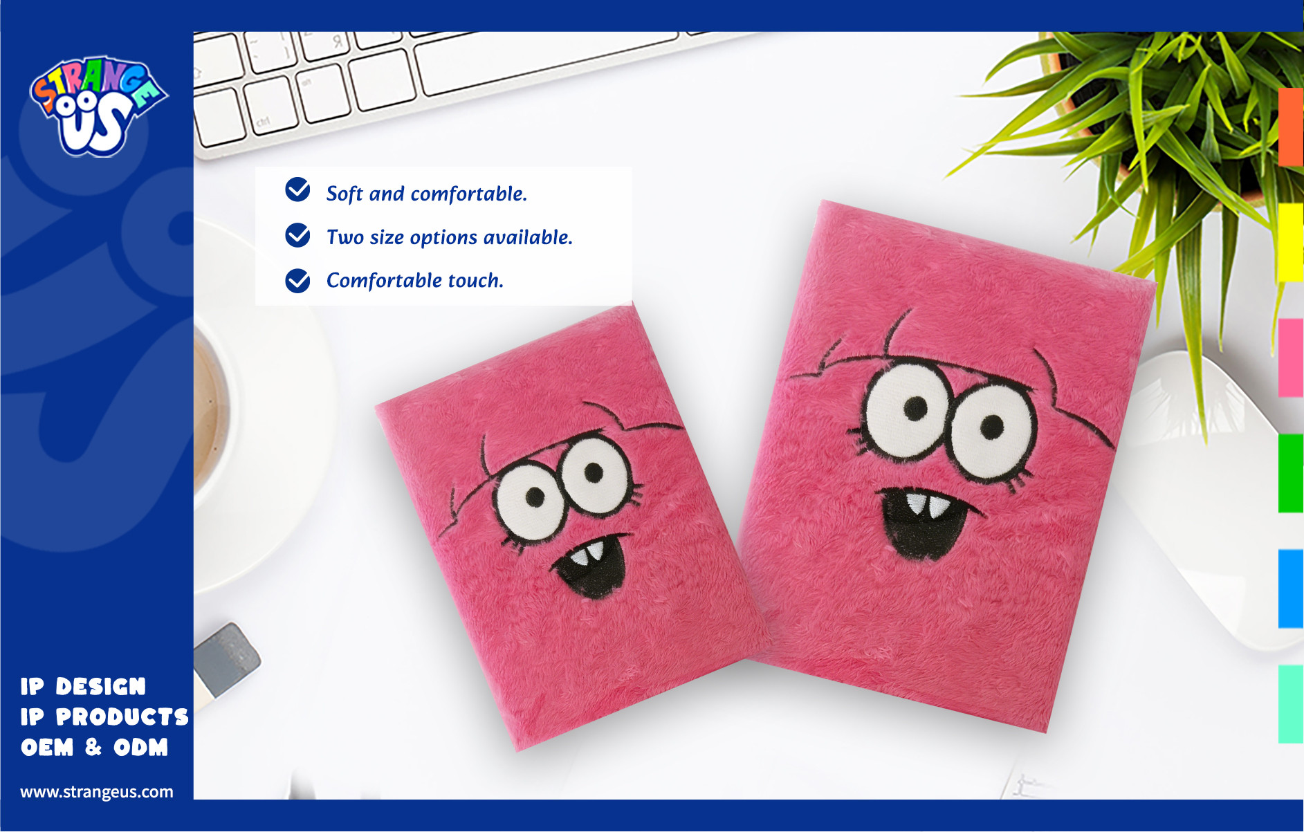 Cute Monster Click Pens