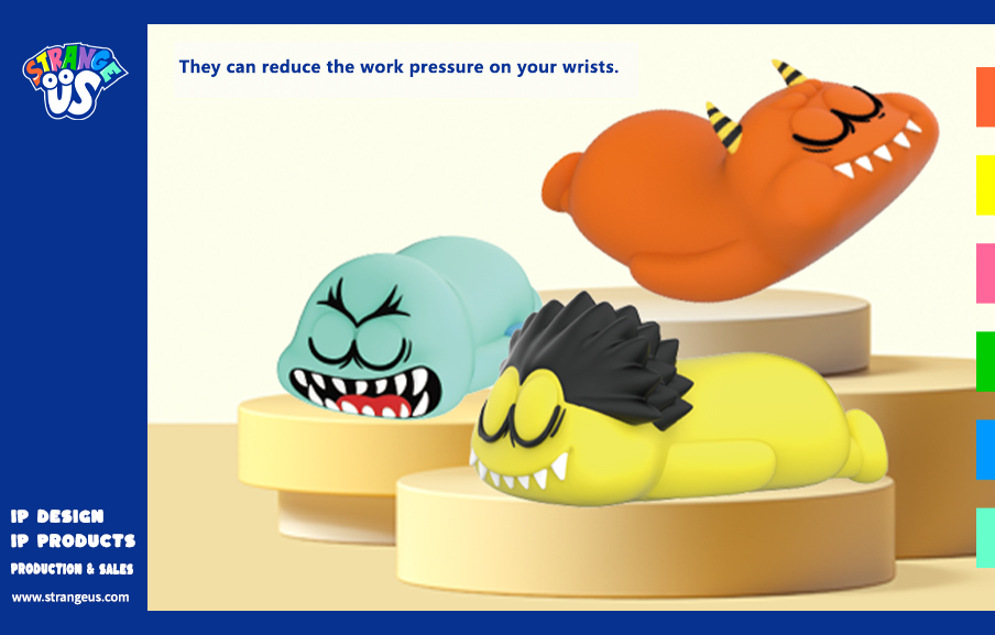 Cute Monster Click Pens