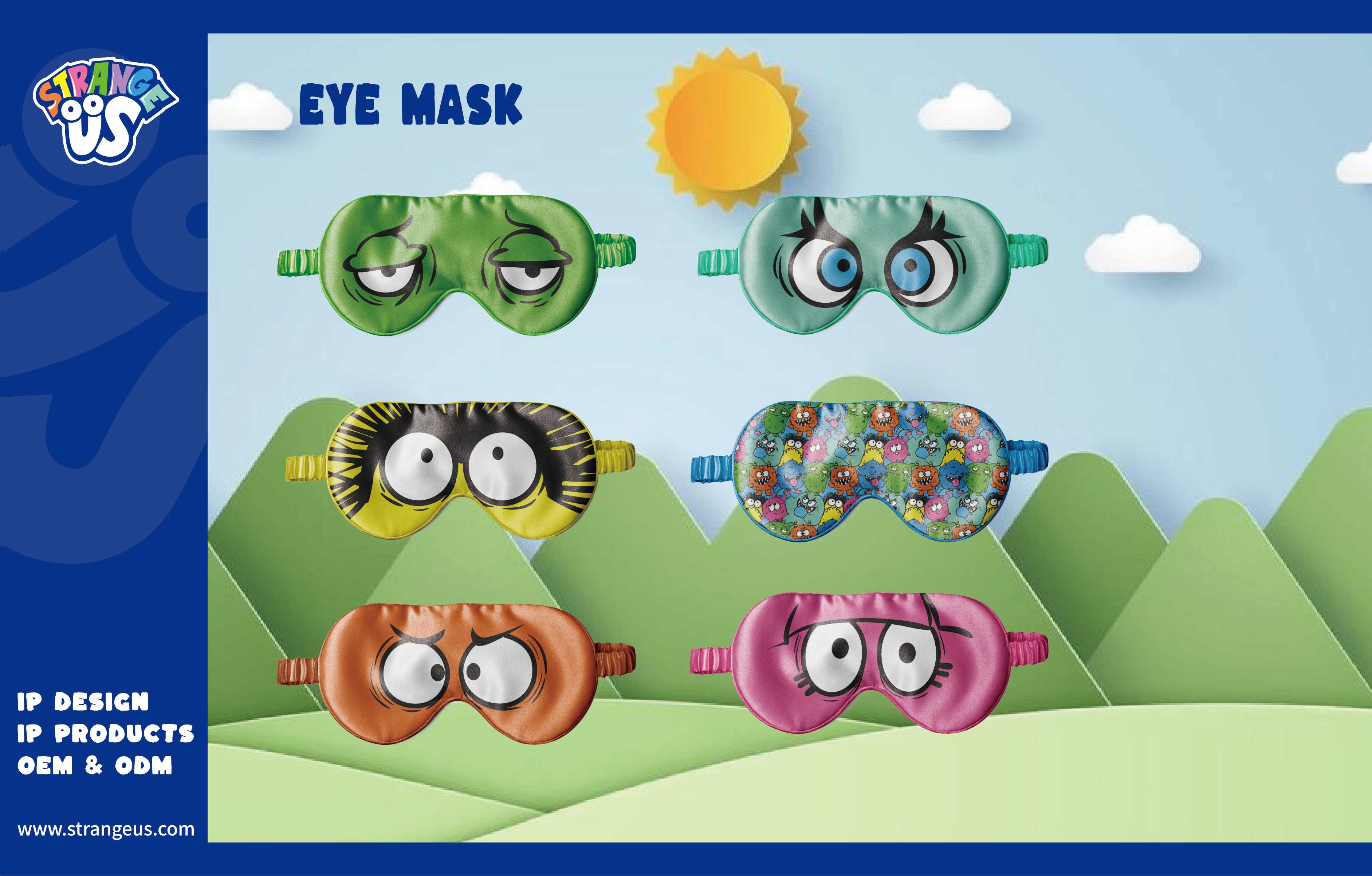 Cute Monster Click Pens