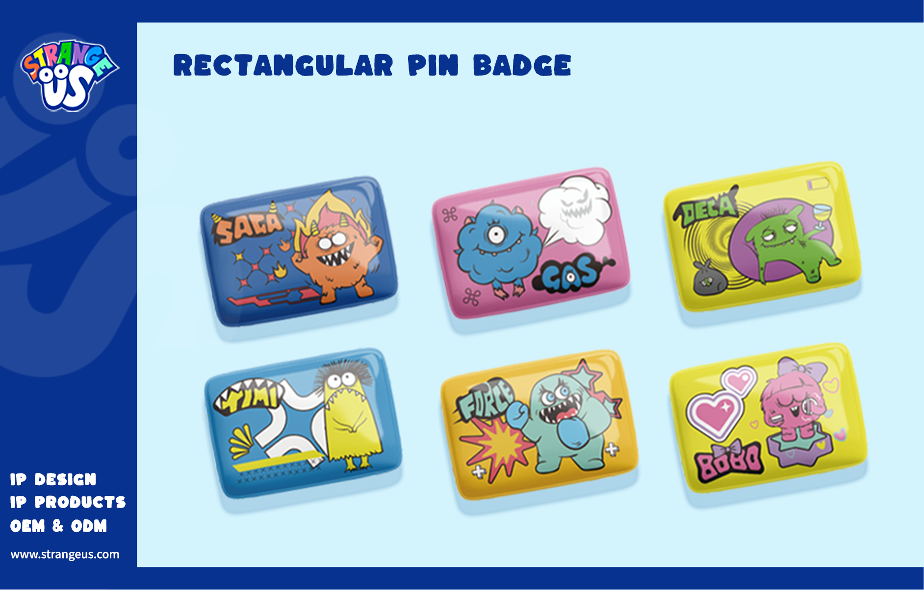 Cute Monster Click Pens