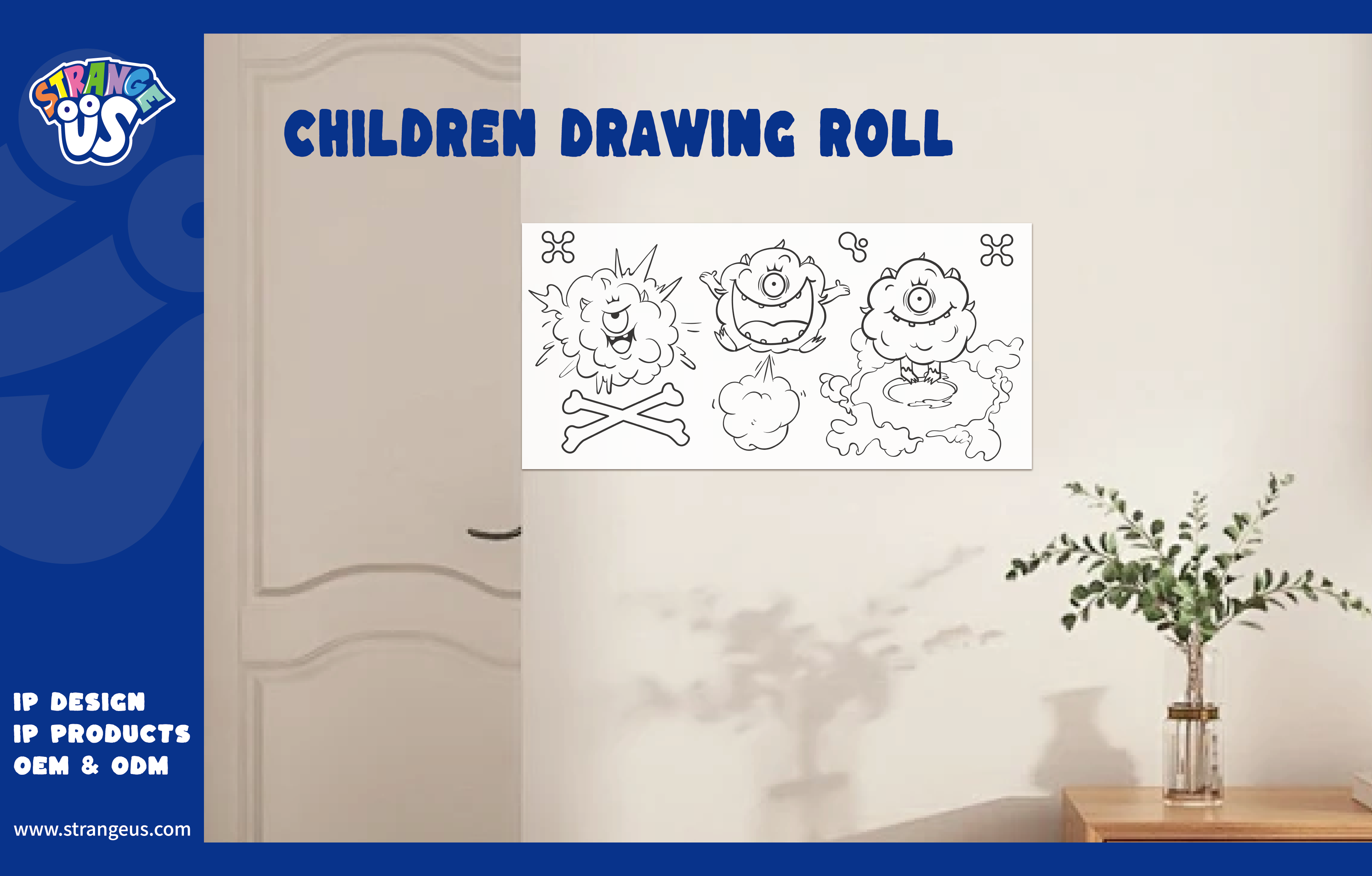 Cute Monster Click Pens