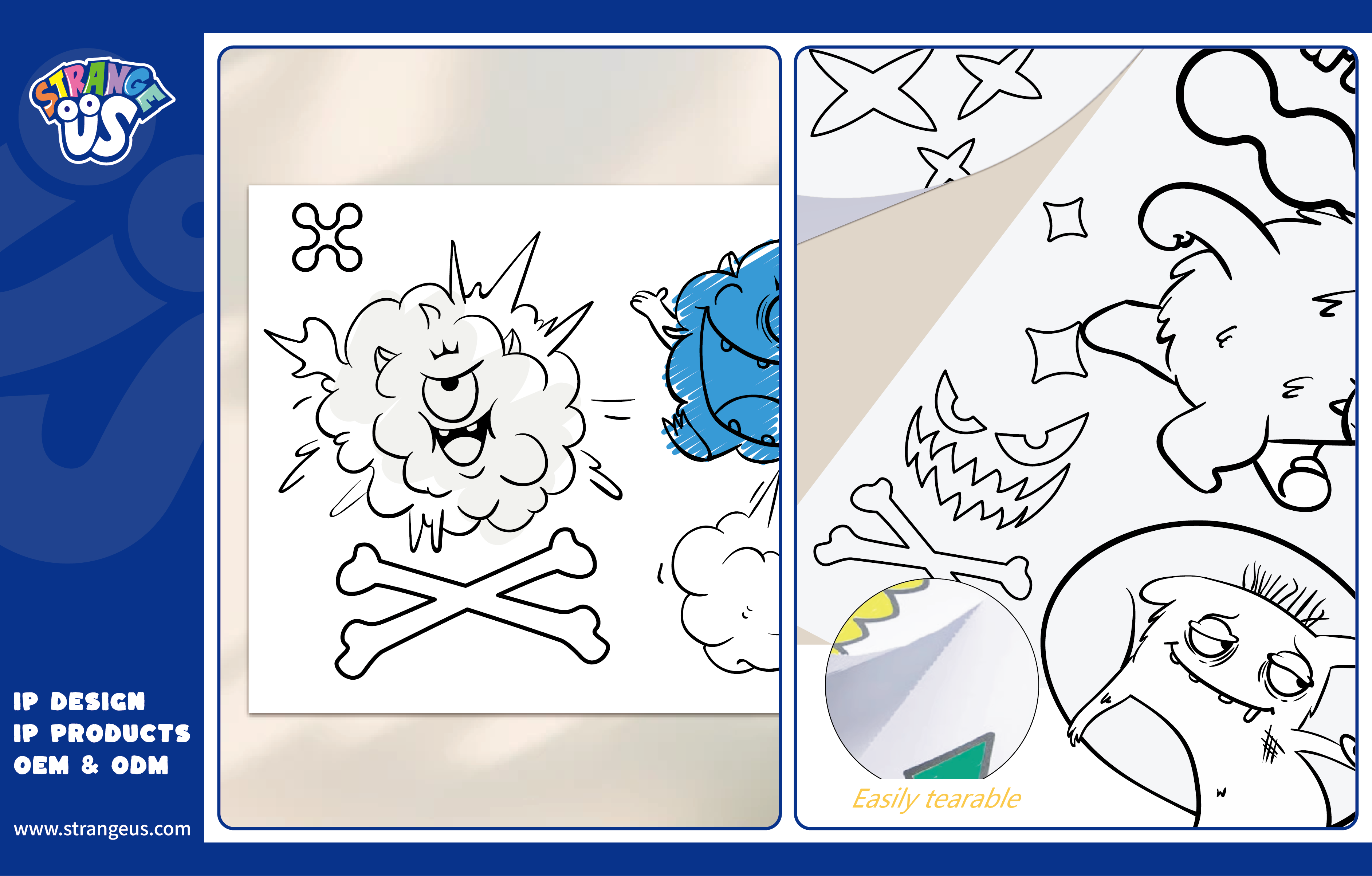 Cute Monster Click Pens