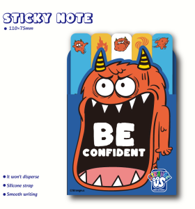 Monster Multi-Size Sticky Notes Set