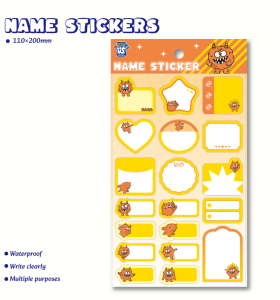 Monster Name Stickers