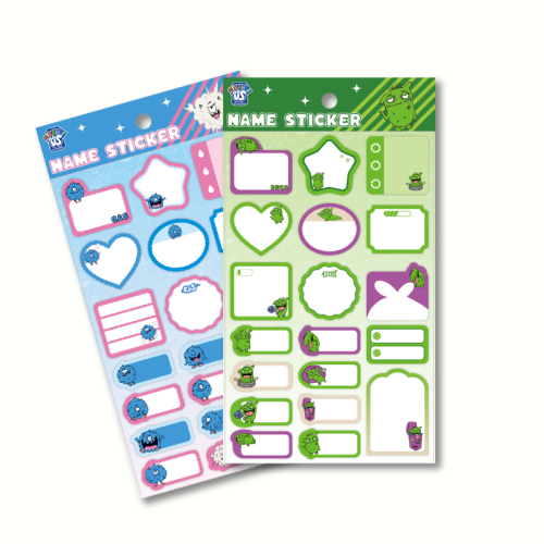 Monster Name Stickers